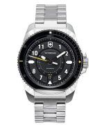 Victorinox Swiss Army Journey 1884 Black Dial Automatic Divers 241981 200M Mens Watch