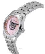 Gucci G-Timeless Diamond Accents Pink Mother of Pearl Dial Quartz YA1265025 Women's Watch