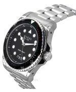 Gucci Dive XL Stainless Steel Black Dial Quartz Diver's YA136208A 200M Men's Watch