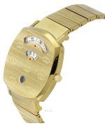 Gucci Grip Gold Tone Stainless Steel Gold Dial Quartz YA157409 Unisex Watch