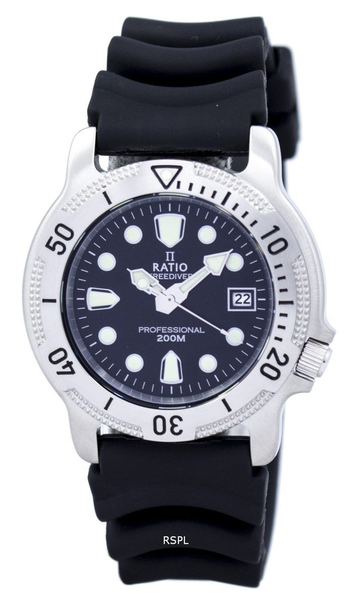 Ratio FreeDiver Professional 200M Sapphire Quartz 22AD202 Men's Watch