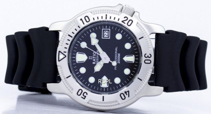 Ratio FreeDiver Professional 200M Sapphire Quartz 22AD202 Men's Watch