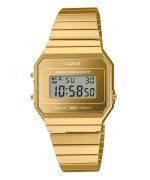 Casio Vintage Digital Gold Stainless Steel Quartz A700WEVG-9A Unisex Watch