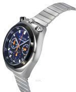 Citizen Bullhead Record Label Tsuno Chronograph Stainless Steel Navy Blue Dial Quartz AN3660-81L Men's Watch