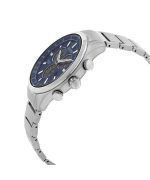 Citizen Eco-Drive Super Titanium Chronograph Blue Dial AT2530-85L 100M Men's Watch