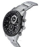 Citizen Eco-Drive Perpetual Calendar Chronograph Stainless Steel Black Dial AT8266-89E 100M Men's Watch