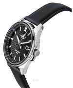 Casio Edifice Analog Tough Leather Strap Black Dial Quartz EFV-150L-1A 100M Men's Watch