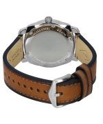 Fossil Machine Brown Leather Strap Blue Dial Quartz FS5920 Men's Watch