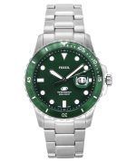 Fossil Blue Dive Stainless Steel Green Dial Quartz FS6033 100M Men s Watch CityWatches IN