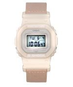 Casio G-Shock Digital Organic Pink Cloth Strap Bio-Based Resin Quartz GMD-S5600CT-4 200M Women's Watch