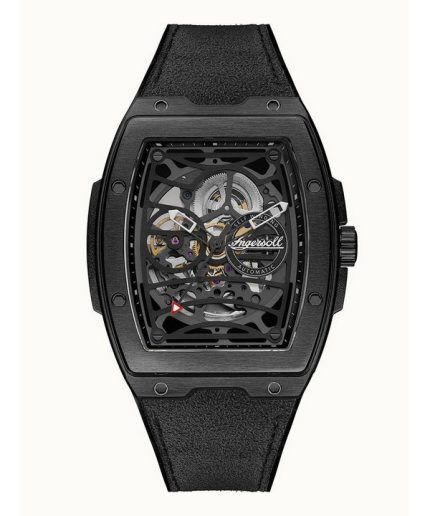Ingersoll The Challenger Black Skeleton Dial Automatic I12307 Men's Watch