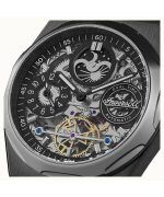 Ingersoll The Broadway Moonphase Dual Time Black Skeleton Dial Automatic I12908 Men's Watch