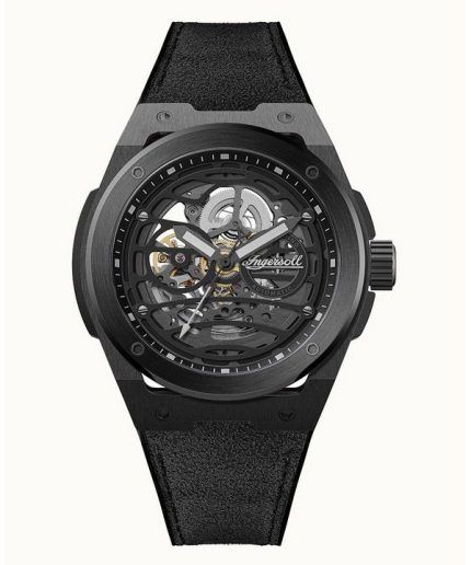 Ingersoll The Springfield Black Skeleton Dial Automatic I15201 Men's Watch