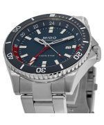 Mido Ocean Star GMT Special Edition Blue Dial Automatic Diver's M026.629.11.041.00 200M Men's Watch With Extra Strap