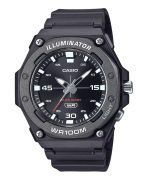 Casio Standard Analog Resin Strap Black Dial Quartz MW-620H-1A 100M Men's Watch