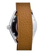 Orient Sports Leather Strap Apricot Dial Automatic Diver's RA-AC0Q05P10B 200M Men's Watch