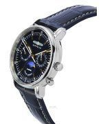 Zeppelin LZ14 Marine Moonphase Leather Strap Blue Dial Quartz 86353 Women's Watch