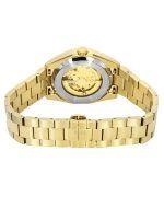 Bulova Surveyor Gold Tone Stainless Steel Open Heart Champagne Dial Automatic 97A182 Men's Watch