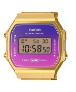 Casio Vintage Digital Gold Tone Stainless Steel Bracelet Quartz A168WERG-2A Unisex Watch