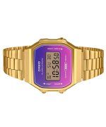 Casio Vintage Digital Gold Tone Stainless Steel Bracelet Quartz A168WERG-2A Unisex Watch