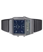 Casio Vintage Analog Digital Dual Time Stainless Steel Bracelet Blue Dial Quartz AQ-800EB-2A Unisex Watch