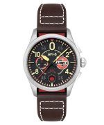 AVI-8 Spitfire Lock Chronograph Airfix Edition Raven Black Dial Quartz AV-4089-09 Men's Watch