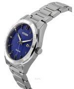 Citizen Eco-Drive Stainless Steel Dark Blue Dial BM7600-81L 100M Men's Watch