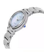 Citizen L Eco-Drive Stainless Steel Blue Mother Of Pearl Dial EM1100-84D Women's Watch