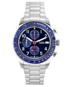 Fossil Sport Tourer Chronograph Stainless Steel Blue Dial Quartz FS6047 Men's Watch