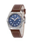 Hamilton Khaki Field Expedition Leather Strap Blue Dial Automatic H70225540 100M Men's Watch