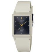 Casio POP Analog Beige Resin Strap Black Dial Quartz MQ-38UC-8A Women's Watch