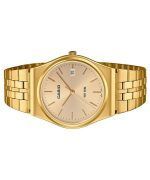 Casio Standard Analog Gold Tone Stainless Steel Gold Dial Quartz MTP-B145G-9AV Unisex Watch