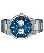 Casio Standard Analog Stainless Steel Blue Dial Quartz MTP-E335D-2E1V Men's Watch