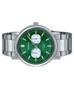 Casio Standard Analog Stainless Steel Green Dial Quartz MTP-E335D-3EV Men's Watch