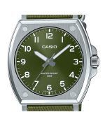 Casio Standard Analog Cloth Strap Green Dial Quartz MTP-E730C-3AV Men's Watch