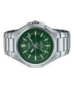 Casio Standard Analog Stainless Steel Green Dial Solar MTP-RS100D-3AV Men's Watch