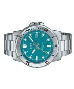 Casio Standard Analog Stainless Steel Turquoise Blue Dial Quartz MTP-VD01D-3E2V Men's Watch