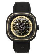 Sevenfriday T Series NFC Enabled Stainless Steel Black Dial Automatic T2/06 SF-T2-06 Men's Watch