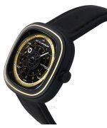 Sevenfriday T Series NFC Enabled Stainless Steel Black Dial Automatic T2/06 SF-T2-06 Men's Watch