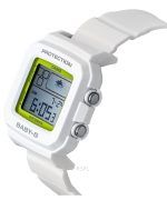 Casio Baby-G Plus Digital 30th Anniversary White Resin Strap Quartz BGD-10K-7 100M Women's Watch With Special Holder