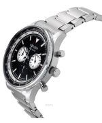 Citizen Eco-Drive Chronograph Stainless Steel Black Dial CA4500-91E 100M Men's Watch