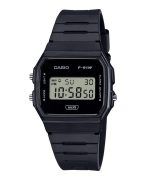 Casio POP Digital Black Bio Based Resin Strap Quartz F-91WB-1A Unisex Watch