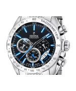 Festina Timeless Chronograph Stainless Steel Black Dial Quartz F20668-6 100M Men's Watch