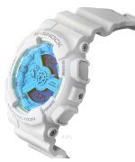 Casio G-Shock Analog Digital White Resin Strap Multicolor Dial Quartz GA-110TL-7A 200M Men's Watch