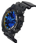 Casio G-Shock Analog Digital Transparent Black Resin Strap Multicolor Dial Quartz GA-110TLS-8A 200M Men's Watch