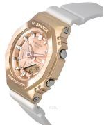 Casio G-Shock Analog Digital Bio-Based Resin Strap Rose Gold Dial Quartz GM-S2100CW-7A 200M Women's Watch