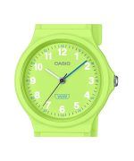 Casio Pop Analog Lime Green Bio Based Resin Strap Lime Green Dial Quartz LQ-24B-3B Women's Watch