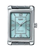 Casio Standard Analog Stainless Steel Aqua Blue Dial Quartz LTP-1234DD-2A Women's Watch