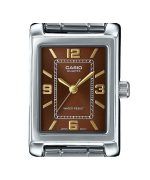 Casio Standard Analog Stainless Steel Brown Dial Quartz LTP-1234DD-5A Women's Watch