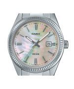 Casio Standard Analog Stainless Steel Mother Of Pearl Dial Quartz LTP-1302DS-4AV Women's Watch